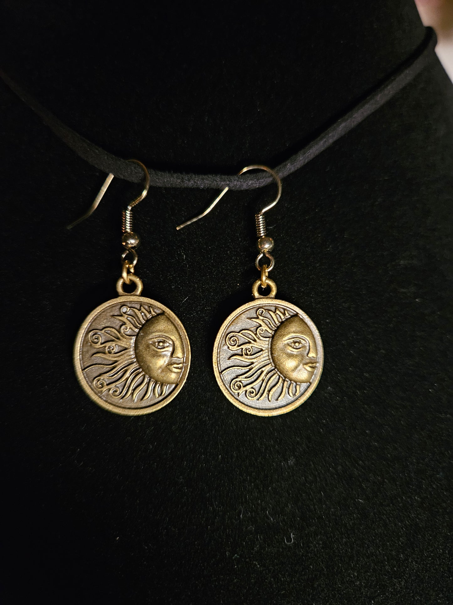 Sun Goddess Bronze Earrings